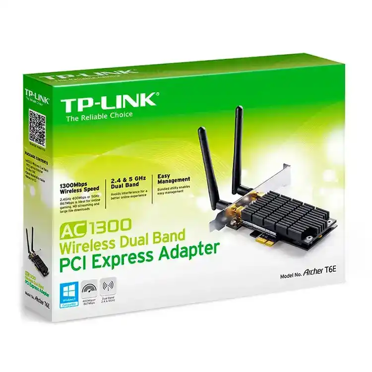 (image for) 11ac PCIe Wireless Dual band WiFi Card from TP-LINK Archer T6E